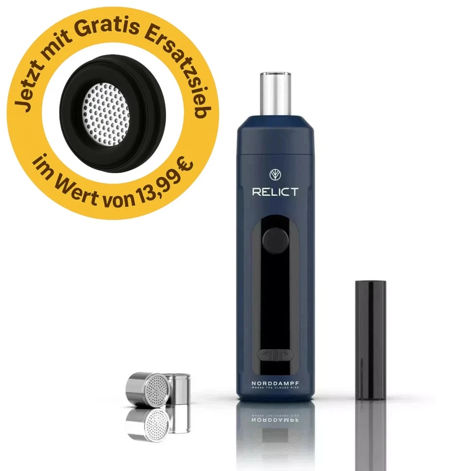NORDDAMPF RELICT Vaporizer Verdampfer *NORDIC BLUE* - Inhalator für Heilkräuter