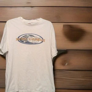 Camiseta De Colección Honu Hawaii Grande Fruit of the Loom Algodón Pesado Blanca Bonita - Imagen 1 de 11
