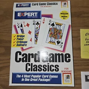 Raro Juego de Cartas Clásicos de Software Experto Años 90 CAJA COMPLETA para Windows 95 y 3.1 S56 - Imagen 1 de 14