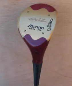 NEUWERTIG VINTAGE DAMEN MIZUNO ARIEL 4 HOLZ DAMEN LITE FLEX STAHLSCHAFT GOLFSCHLÄGER - Bild 1 von 6