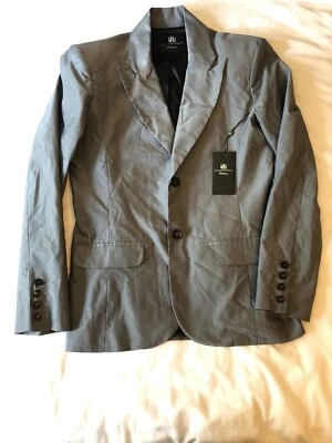 Blazer gris Rock & Republic para hombre talla 36 Isaac Foto 1 de 4
