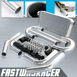 Kit de tuberías intercooler FMIC de aluminio acopladores negros universales de 3,0"" 3,0 pulgadas negro - Imagen 1 de 1