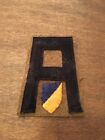  WWI US Army First Army Chemical patch AEF wool