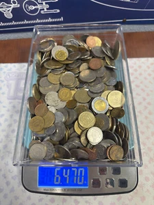 ~BIG~ World Foreign Coin 6.47 Pound Mixed Bulk LOT Asia Europe S. America SP5000 - Picture 1 of 1