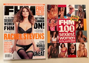 FHM Magazine BOGO LOT JULY 2014 ALL-TIME & 100 Sexiest Women in WORLD 2004 RARE! - Picture 1 of 2
