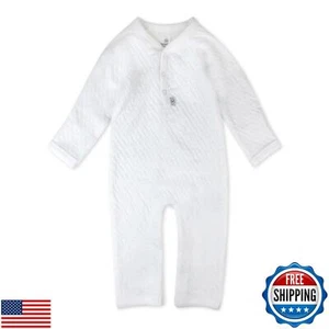 HonestBaby Romper Coverall Sets One-Piece Jumpsuit Organic Cotton for Infant - Picture 1 of 4