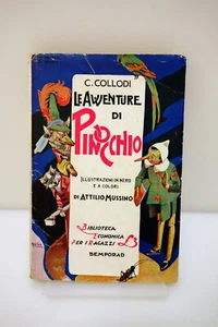 Collodi Le Avventure di Pinocchio Illustrazioni di Mussino Bemporad 1931 - Foto 1 di 6