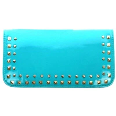 Montana West Brillante Turquesa Carga Convertible Muñequera, Bandolera (NUEVA) Foto 1 de 4