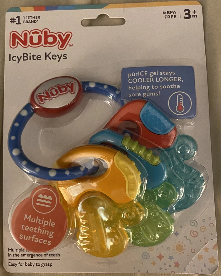 Nuby Ice Gel Teether Keys - Multicolor - Image 1 of 2