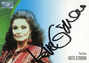 Tarjeta autógrafa Doctor Who Definitive Series 3 2002: AU15 Kate O'Mara como The Rani - Imagen 1 de 1