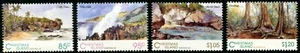 Christmas Island 1993 vistas panorámicas conjunto de 4 MNH, limpio y fresco - Imagen 1 de 1