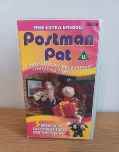 POSTMAN PAT - POSTMAN PAT'S BIG SURPRISE - BBC LIMITED EDITION VHS VIDEO TESTED - Picture 1 of 8