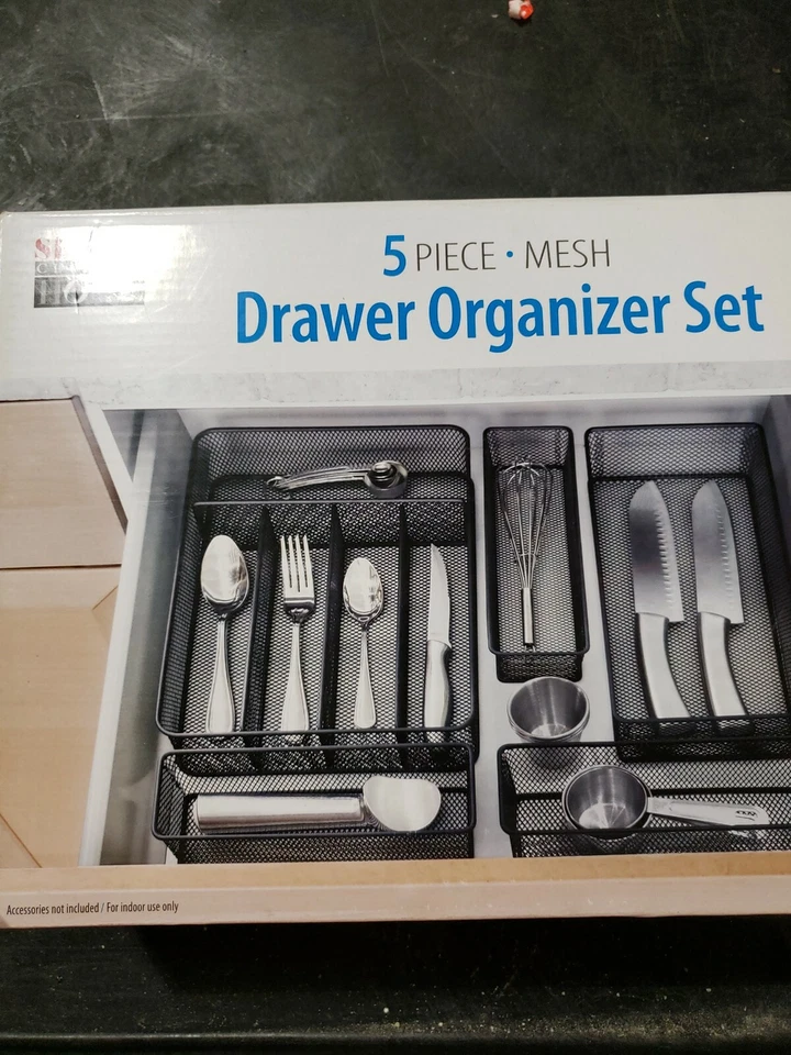 Juego organizador de cajones de malla Sevilla 5 piezas Foto 1 de 1