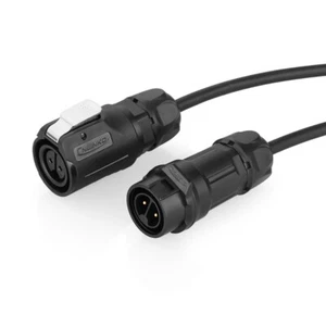 Cnlinko M16 Connettore 2 pin plastica + metallo potenza circolare paratia impermeabile IP67 - Foto 1 di 14