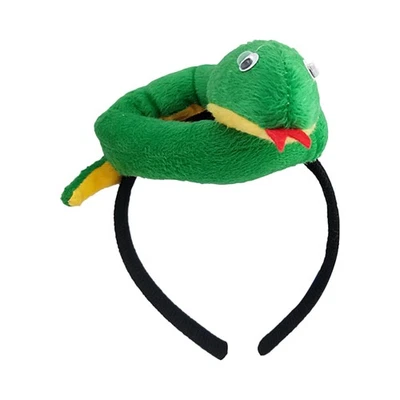 2025 Plush Snake Hairband Cartoon Creative Fun Year Of The Snake Headband Decor - Image 1 of 4