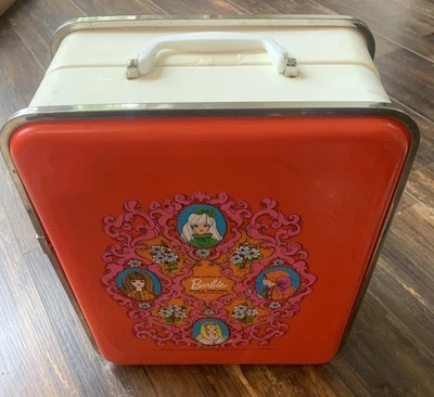 The World of Barbie Doll Trunk #5037 Hard Case 1969 Mattel Made In USA - Image 1 of 4