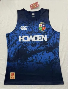 2025 MEN's TRAINING RUGBY SINGLET RED - LIONS VEST JERSEY XL:pit to pit 22.4" - Picture 1 of 4