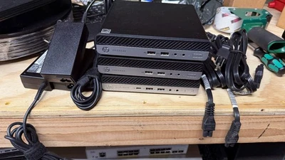 3x Hp Prodesk 405 Ryzen 5 Pro 2400ge 8gb 250gb Windows 11 - Image 1 of 2