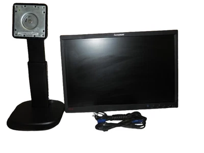 Lenovo ThinkVision LT2252pwA Black 22 in Widescreen LCD W/VGA & POWER - Image 1 of 4