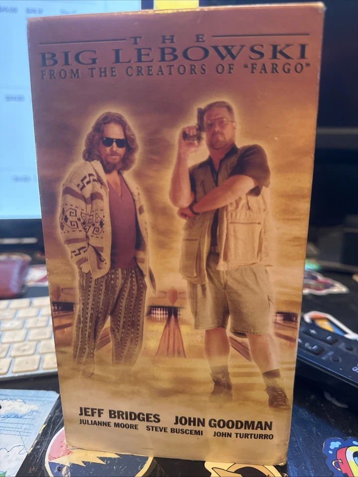 The Big Lebowski VHS The Coen Brothers Joel Ethan Jeff Bridges John Goodman 1998 Foto 1 de 4