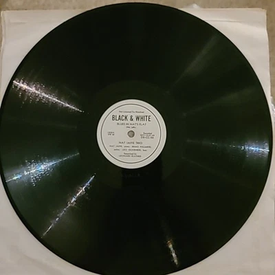 2 Nat Jaffe Trio 12" 78 RPM Black And White Jazz Records. Palmieri, Guarnieri.  - Image 1 of 4