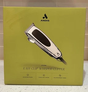 Andis At-Home Easy Clip Whisper Clipper, Adjustable Blade, Six Attachments, NEW - Picture 1 of 5
