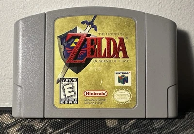 LEGEND OF ZELDA OCARINA OF TIME - NINTENDO 64 N64 - CART ONLY *TESTED & WORKING* - Image 1 of 4