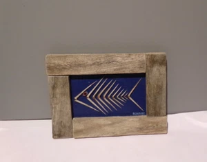 Beautiful Signed Bonaire Fish Design Artwork Framed - Picture 1 of 3