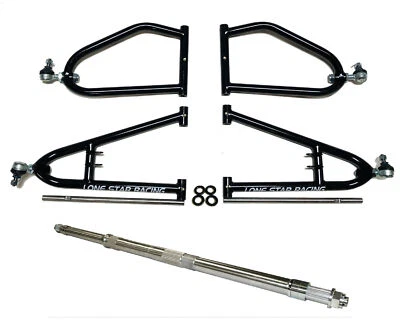 LSR Lonestar Racing + Brazos en A deportivos extendidos de 2" + Eje Axcalibar Yamaha Raptor 660 Foto 1 de 3