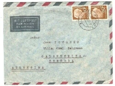 GERMANY Sc 679 and 758 PAIR  on  2 COVER  ARR CDS  FVF - Image 1 of 2