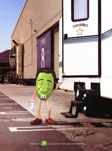 M&M CHOCOLATE AD #16 RIVISTA promo AD 2007 BRAD GARRETT - Foto 1 di 1
