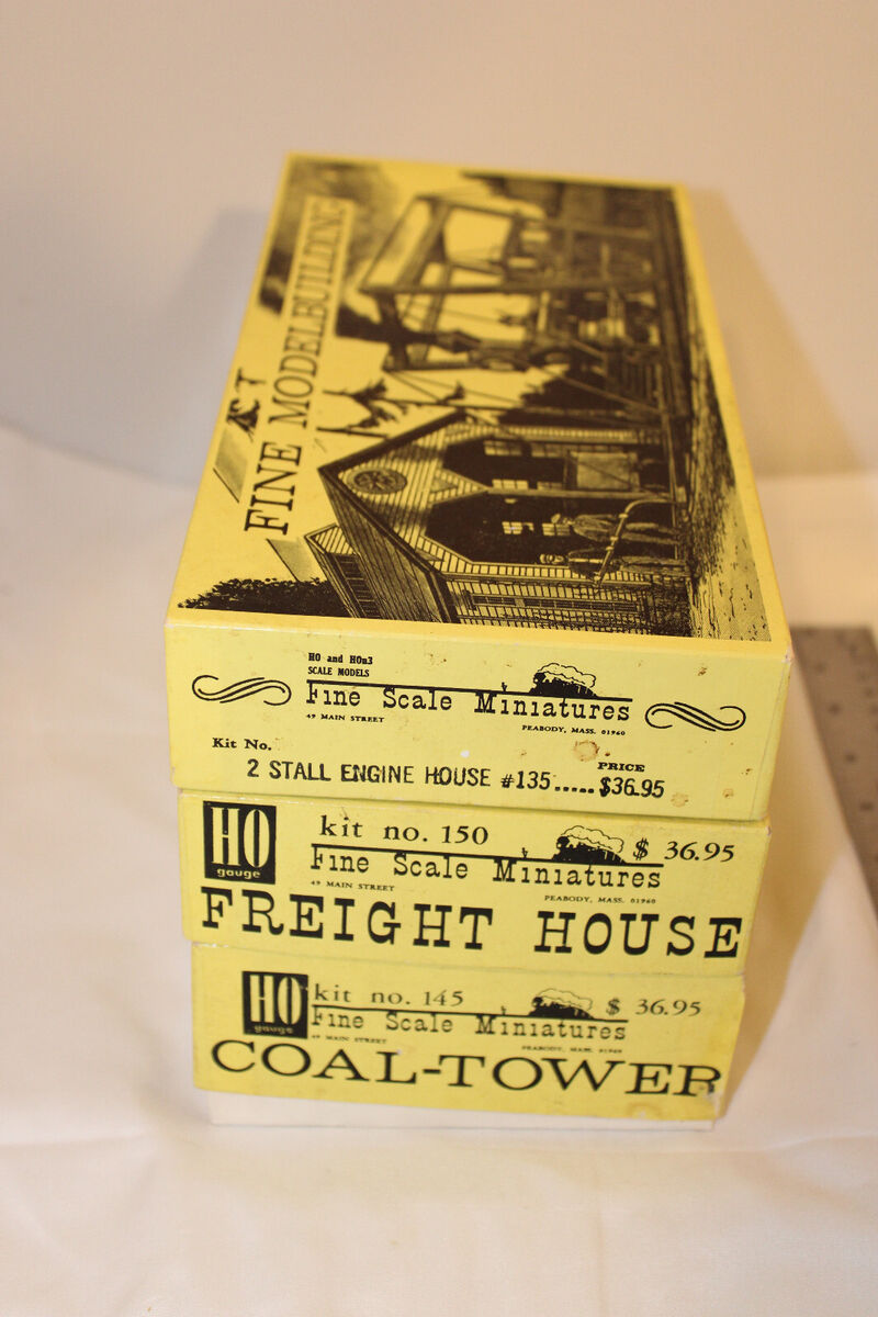 Fine Scale Miniatures HO Scale Freight House Laser-Cut Building Kit 150 Fine Scale Miniatures HO Scale Freight House Laser-Cut Building Kit 150