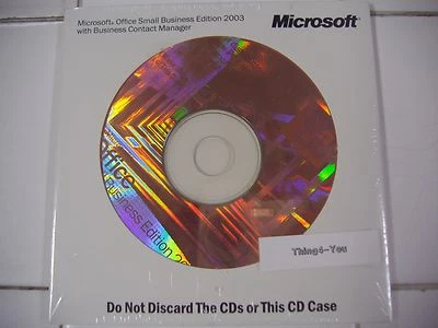 Microsoft Office 2003 SBE with Word/Excel/Outlook/Powerpoint/Publisher =SEALED= - Image 1 of 3