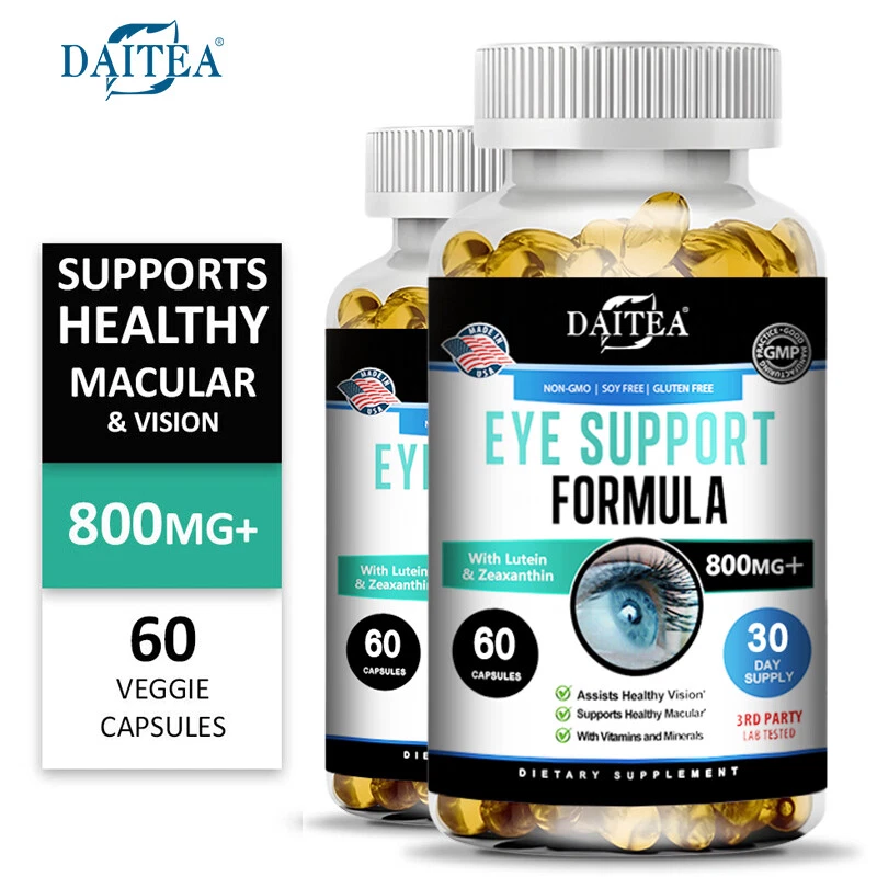 DAITEA Eye Support Capsules Contain Lutein and Zeaxanthin 800 Mg+