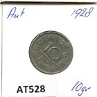 10 GROSCHEN 1928 ÖSTERREICH AUSTRIA Münze #AT528.D