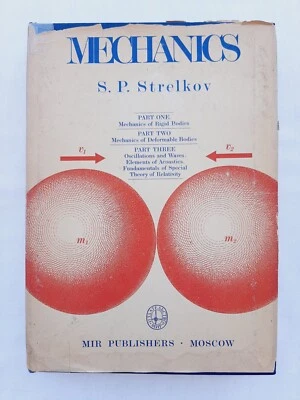 Mechanics by S. P. Strelkov, Mir Publishers Moscow,  1983 , Hardcover - Image 1 of 4