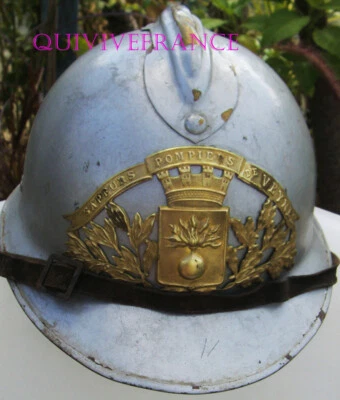 Cuffia Pompieri Di Veynes (Marsiglia) Tipo 1937 - Immagine 1 di 4