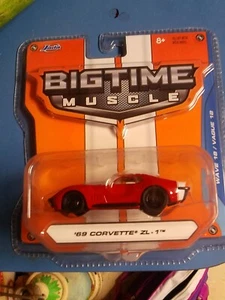 2015 JADA~BIG TIME MUSCLE~WAVE 18~'69 CHEVY CORVETTE ZL-1~DIE CAST METAL CAR~NIP - Picture 1 of 5