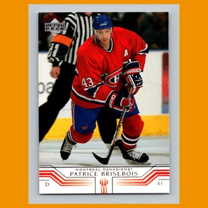 Tarjeta de hockey Patrice Brisebois #93 2001 Upper Deck Montreal Canadiens NHL CASI NUEVA - Imagen 1 de 3