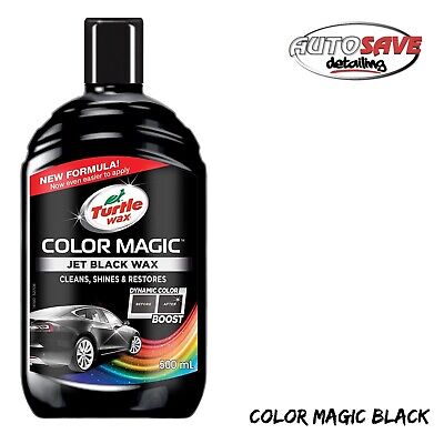Turtle Wax Color Magic Black Colour Car Paintwork Polish Restore Scratches 500ml • 11.82€