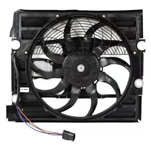 AC Condenser Fan Assembly For 1997-2000 Toyota RAV4 Male Connector With Shroud - Picture 1 of 1