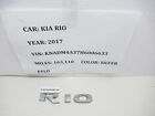12 - 17 KIA RIO Trunk Lid Emblem Logo Symbol OEM Kia Rio