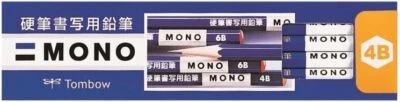 New Tombow Pencil MONO 4B 1 Dozen KMKKS4B from Japan - Image 1 of 4