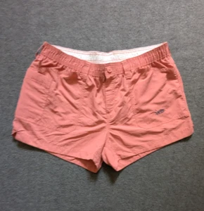 AFTCO Original Fishing Shorts Womens Size 12 Pink Fishing Nylon Elastic Waist - Imagen 1 de 7