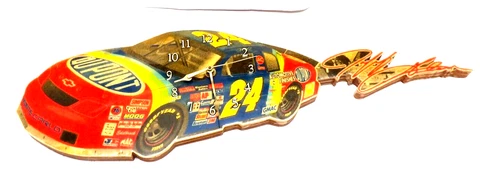 Jeff Gordon Hand Made Clock Keeps Time Unique Clock Cover