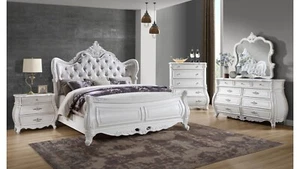 Opulance Modern Contemporary King Bedroom Set total 5 piece - Picture 1 of 6