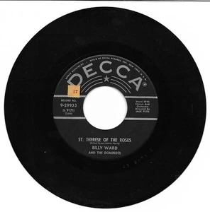 Billy Ward & Dominoes: "St. Therese Of The Roses / Home Is Where..." '56 Doo Wop - Imagen 1 de 2