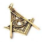 Masonic Antique Gold Pendent with G