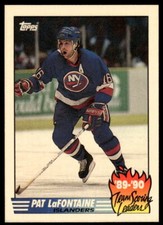1990 Topps #10  Pat LaFontaine  Team Scoring Leaders      New York Islanders