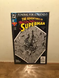 DC Comics Januar 1993 Die Abenteuer von Superman # 498 Beerdigung für einen Freund / 1 - Bild 1 von 2